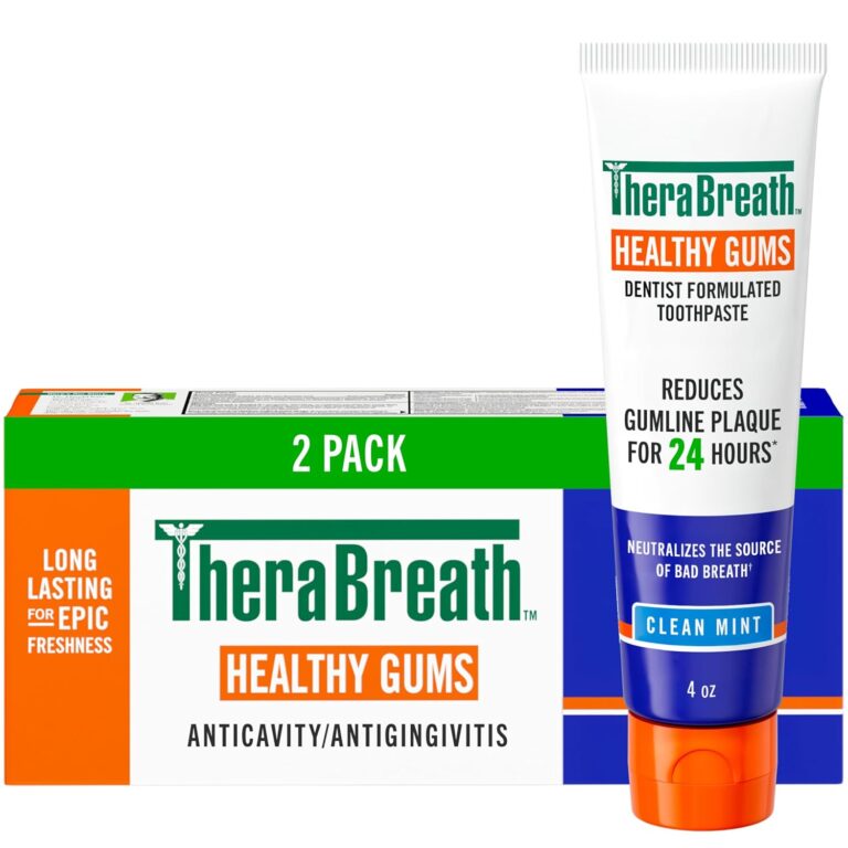 Say goodbye to plaque and bad breath with TheraBreath Healthy Gums Toothpaste—dentist-formulated for 24-hour gum protection, epic minty freshness, and gentle whitening. Vegan, enamel-safe, and proudly made in the USA, it’s the perfect partner to your TheraBreath rinse for a powerhouse oral care routine. please get the link below: https://amzn.to/3Ja6CeO